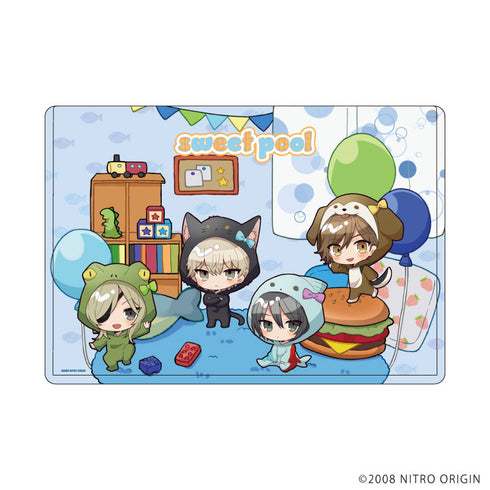 『sweet pool』キャラクリアケース02/総柄(ミニキャライラスト)